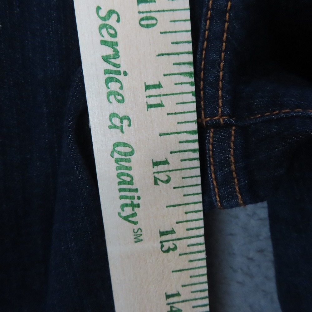 NYDJ‎ Tummy Tuck Dark Wash Capri Cropped Jeans Womens 12 Y2K Stretch Denim USA - Picture 6 of 12